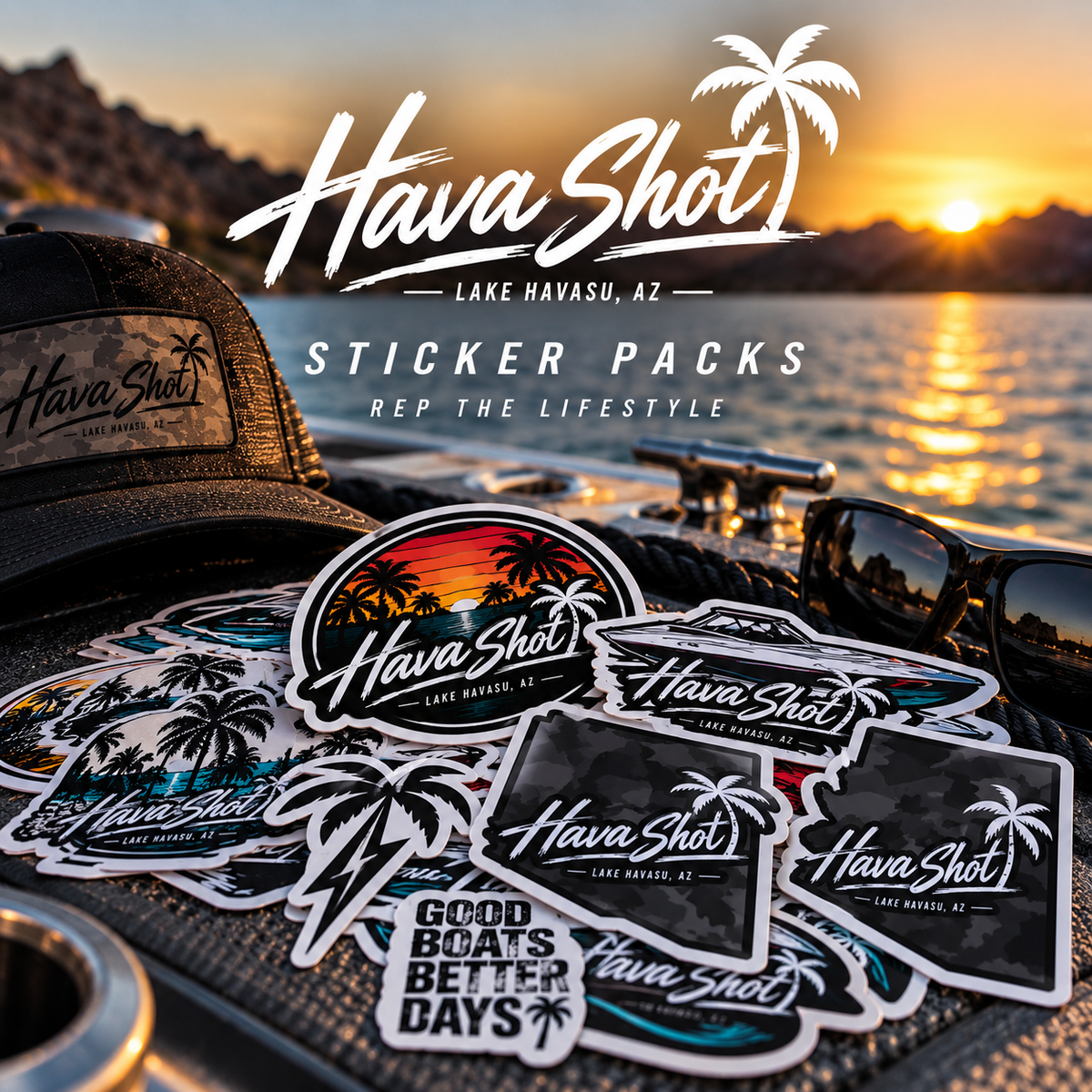 Hava Shot Sticker Packs