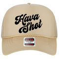 Hava Shot Retro Script Foam Trucker
