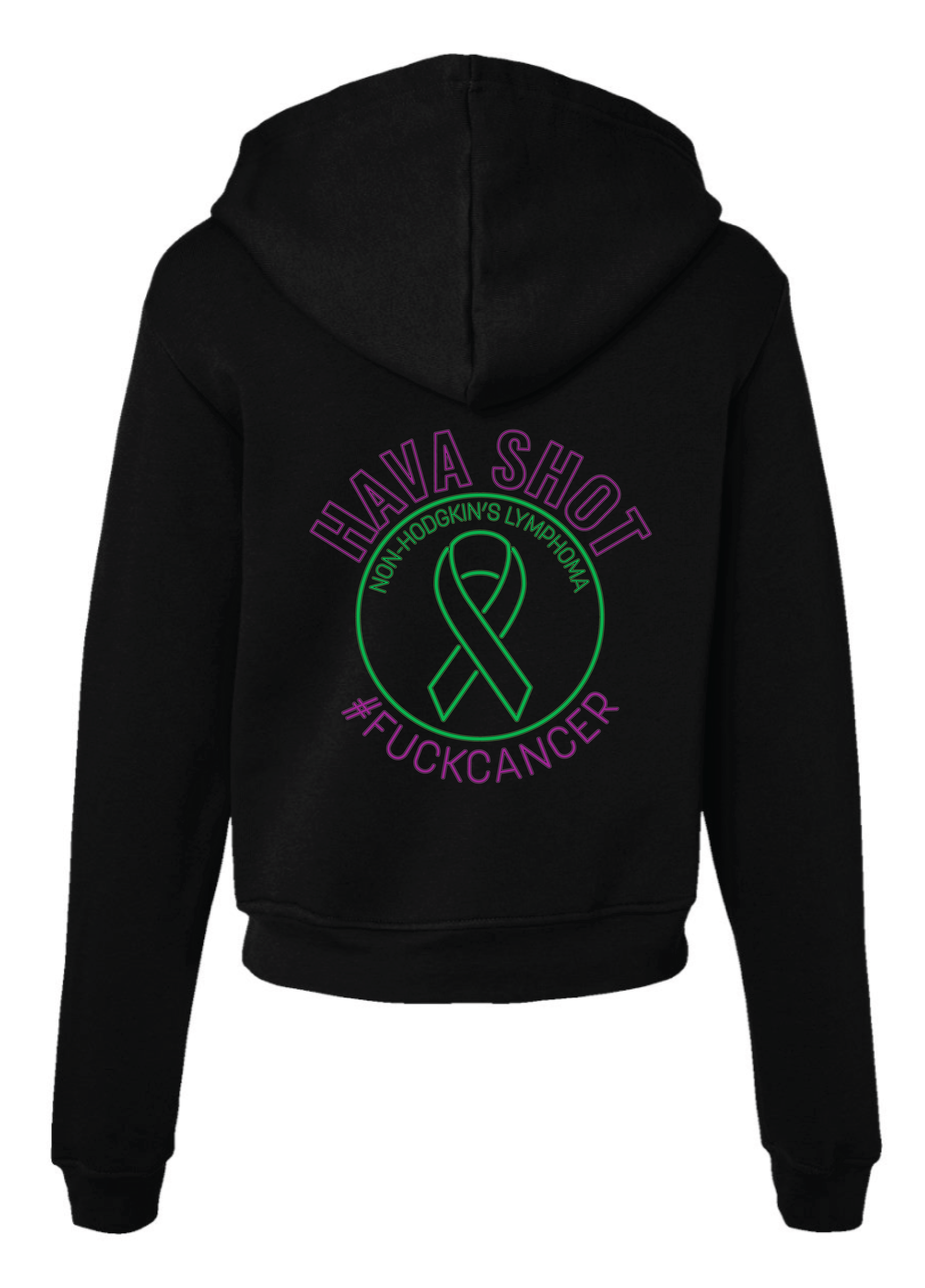 Non‑Hodgkin’s Lymphoma Awareness Hooded Crop