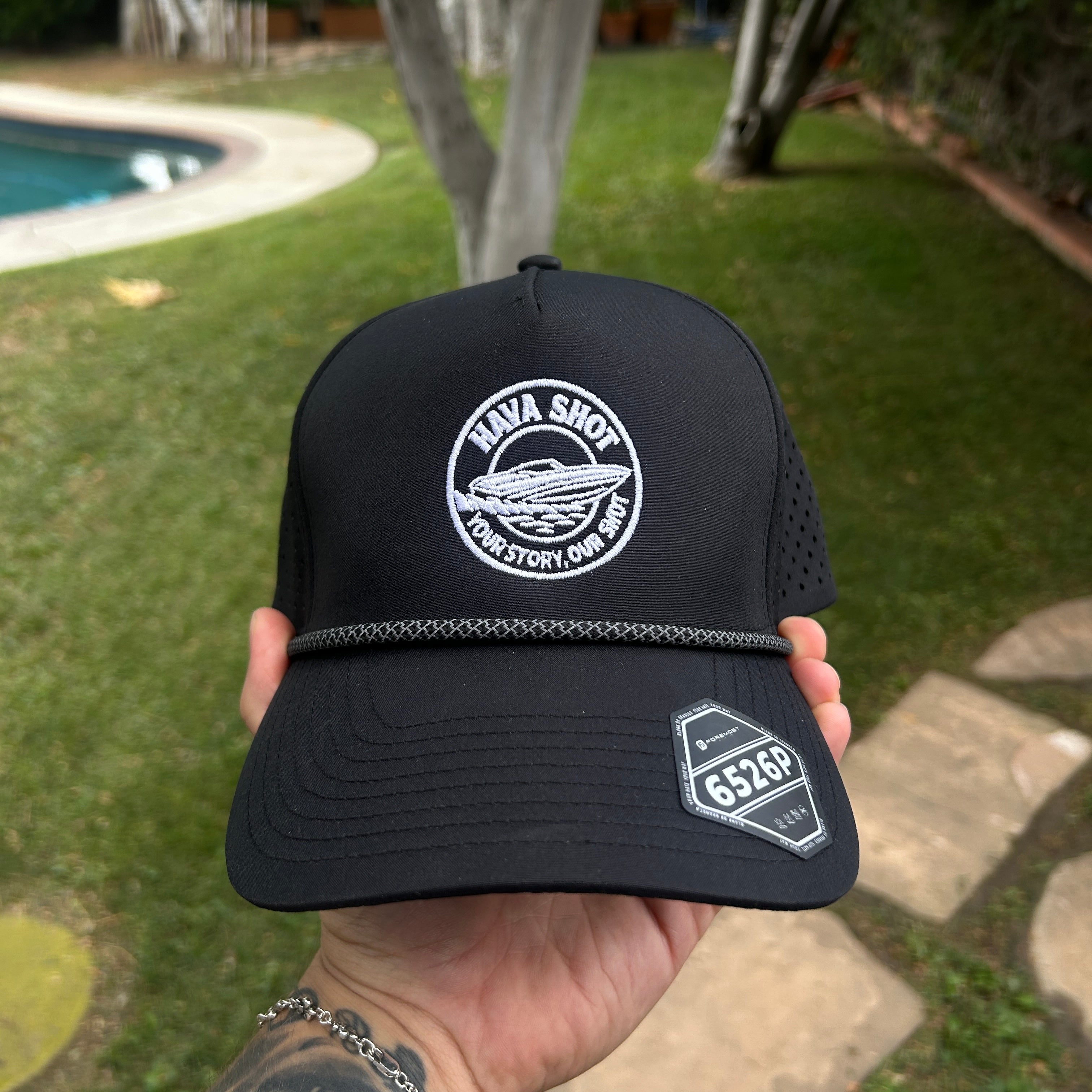 Hava Shot Boat Embroidered Hat