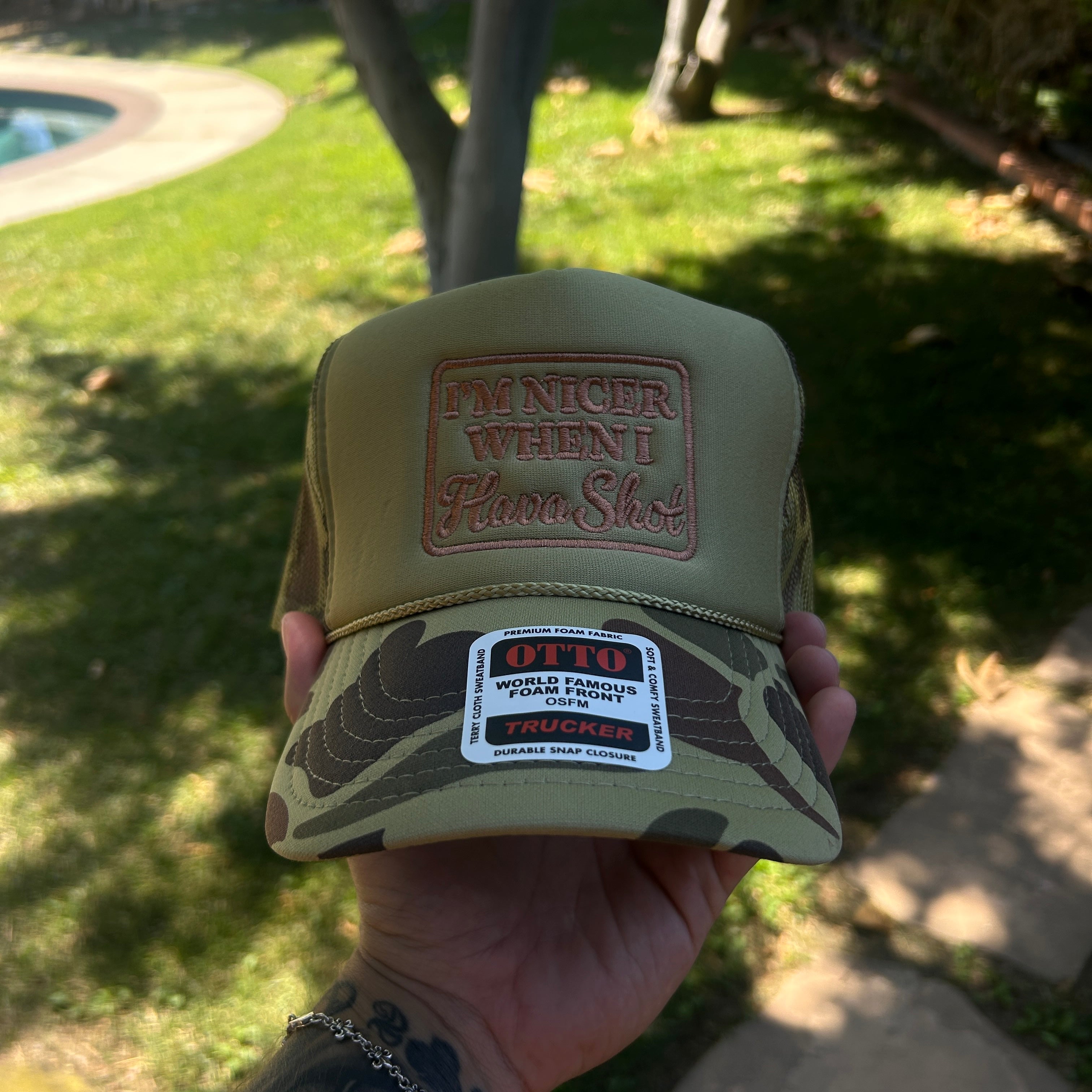 Embroidered Trucker Hat Options