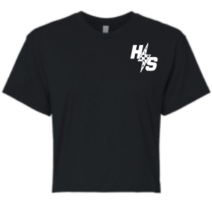 Hava Bolt Logo Crop Top