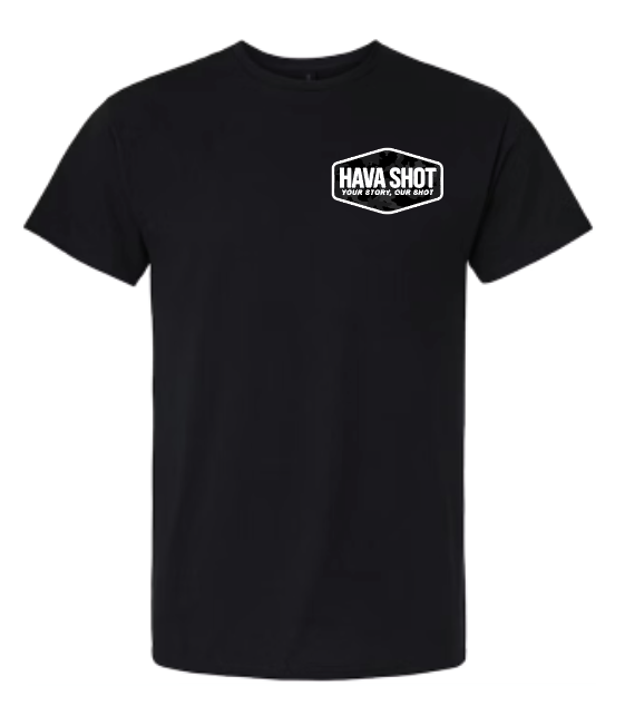 Hava Shot Signature Badge Tee – Blackout Camo