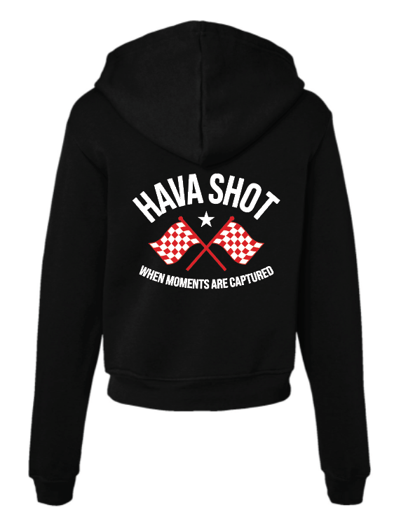 Hava Shot Race Series Hooded Crop