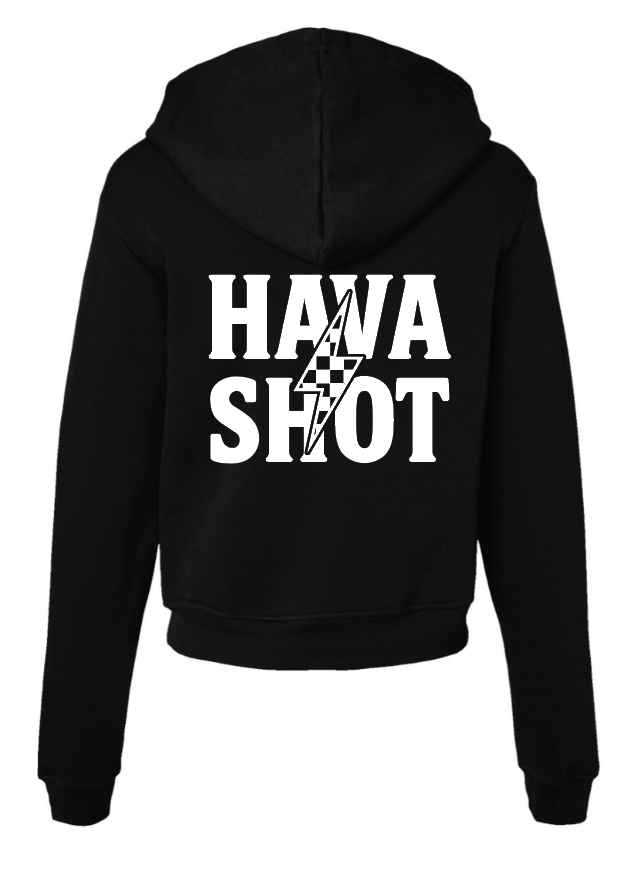 Hava Shot Bolt Hooded Crop