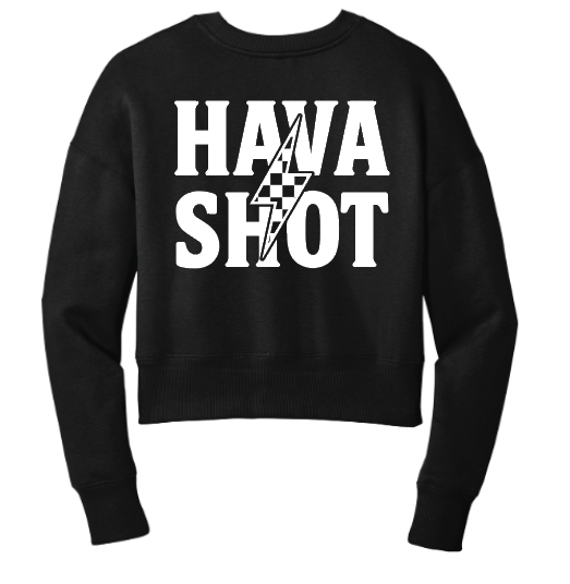 Hava Shot Bolt Crop Crewneck