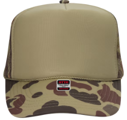 Tan Camo Foam Trucker Hat 🧢
